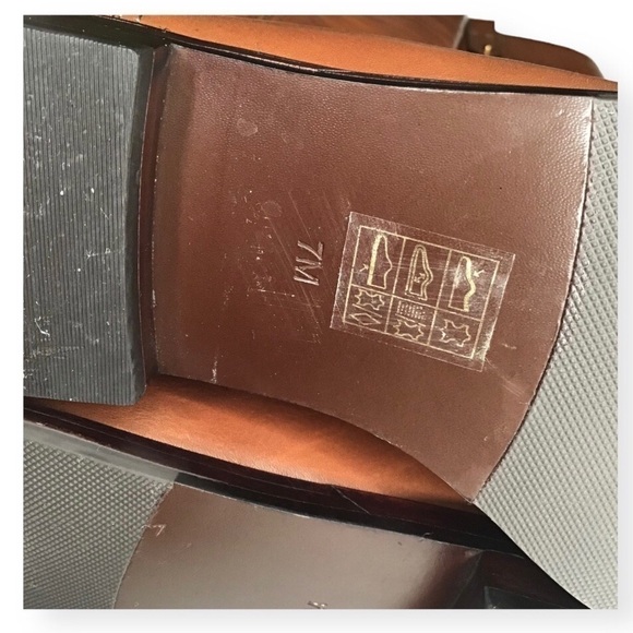 Tory Burch Colton Leather Riding Knee High Boots in Almond Size 7. - Picture 12 of 13